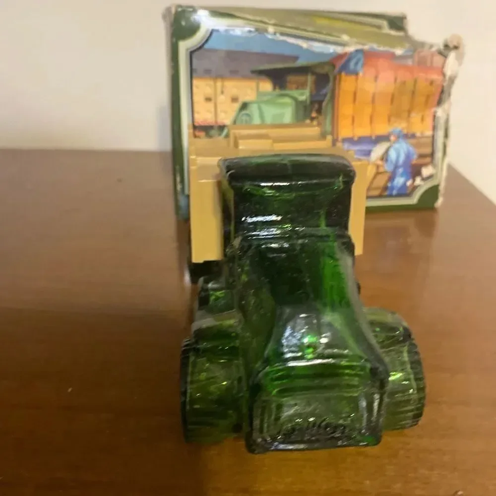 Vintage Avon Big Mack  empty bottle with box